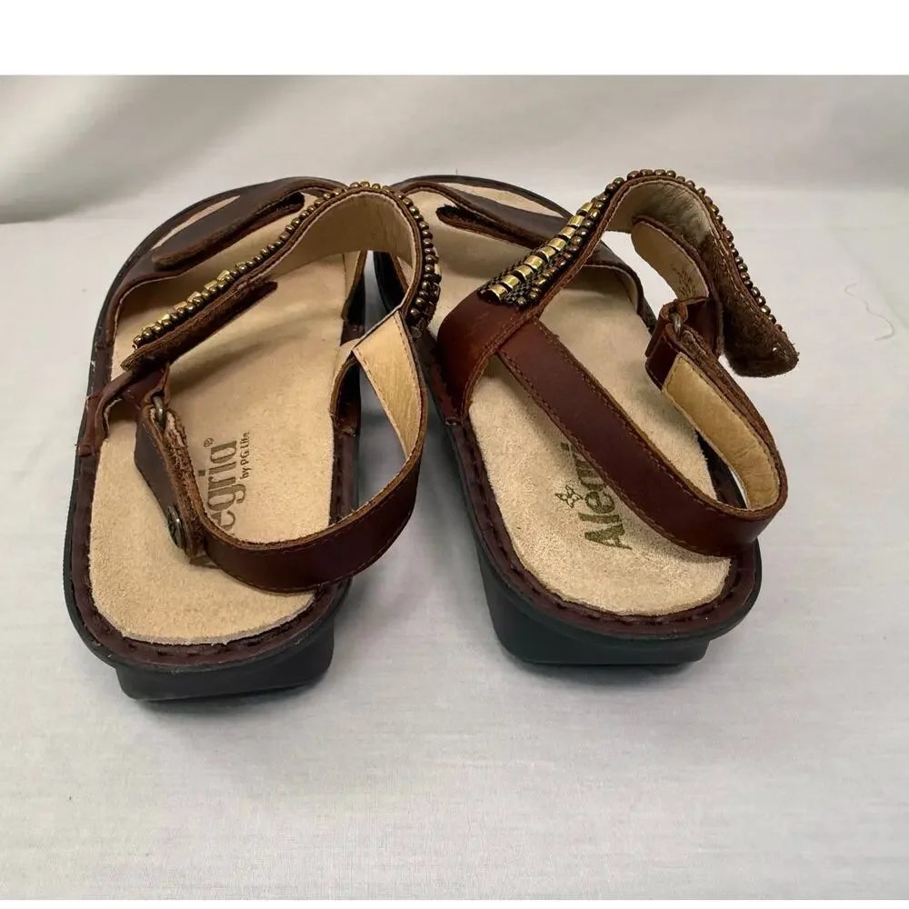 Alegria Verona Hickory Leather Sandal, Size 41 EU, 10.5/11 US New without tags